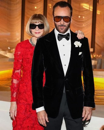 tom ford wearing sunglasses